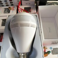 LED Лампа крушка със Скрита Камера WiFi, Full HD 1080p, IP Панорамно Изображение, снимка 1 - IP камери - 29737647