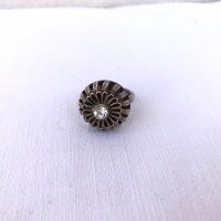 Стар посребрен пръстен №0931, снимка 1 - Антикварни и старинни предмети - 34355813