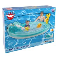 Детски басейн с пързалка Happy People Pool Ocean, снимка 5 - Надуваеми играчки - 40526032