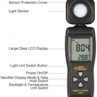 Уред за измерване на осветеност /луксмер/, снимка 8 - Друга електроника - 31872349