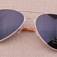 мъжки сльнчеви очила Ray Ban Aviator огледални имат UV400 защита, снимка 6 - Слънчеви и диоптрични очила - 42065624