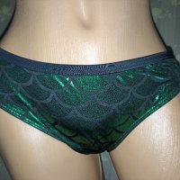 Нови  лъскави бикини/ бански -монокини/  в зелено и черно М,Л, снимка 5 - Бански костюми - 37148420