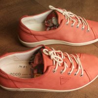 ECCO Real Leather Shoes Размер EUR 38 дамски детски обувки естествена кожа 141-13-S, снимка 1 - Дамски ежедневни обувки - 42288713