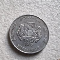 Монети. Сингапур. 1, 10 , 20, 50  цента  и 1 долар., снимка 8 - Нумизматика и бонистика - 39508996