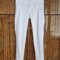 Бял спортно елегантен панталон , снимка 3 - Панталони - 42377802