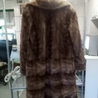 Продавам дълго палто от естествен  косъм  , снимка 4 - Палта, манта - 38797654