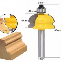 Декоративен профилен фрезер с опашка 8мм, снимка 1 - Други инструменти - 37785298