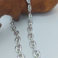 Сребърен мъжки ланец, 925 - 4, снимка 2 - Колиета, медальони, синджири - 37325394