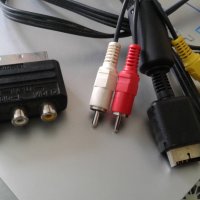 Playstation Av композитен кабел с 3 чинча за - Ps1 / Ps2 /Ps3, снимка 2 - Аксесоари - 31943319