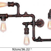 Дизайнерска Стенна лампа OYIPRO Vintage, 5-посочна, снимка 6 - Други - 40057254