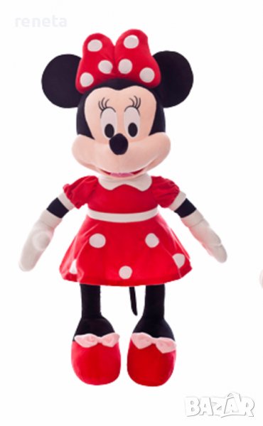 Играчка Minni Mouse, Мини Маус, Червена, Плюшена, 47 см, снимка 1