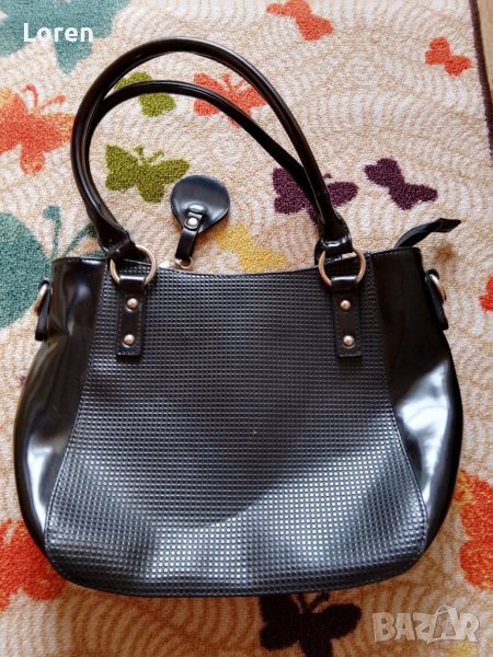 Подарявам!Дамска черна чанта, снимка 1