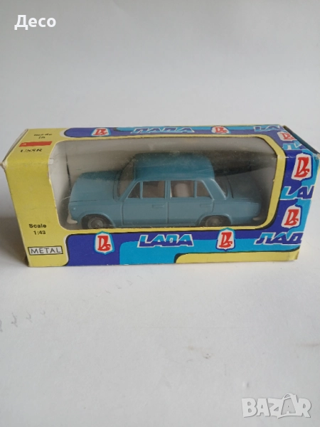 Стара метална руска количка Лада Ваз-2101, снимка 1