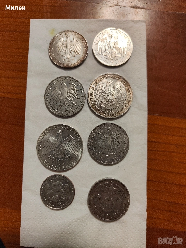 сребърни монети, снимка 1