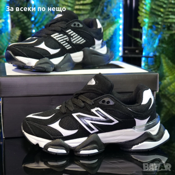 New Balance 9060 Дамски Маратонки👟Дамски Спортни Обувки Цвят-Черно и Бяло Код SM-133, снимка 1