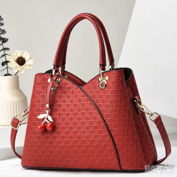Дамска чанта Bordo Cherry, снимка 1
