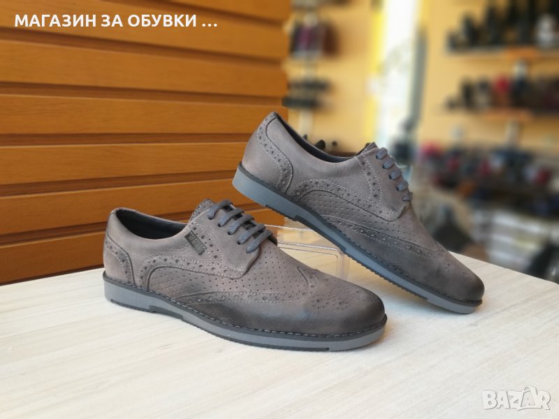 МЪЖКИ ОБУВКИ - ЕСТЕСТВЕНА КОЖА - код:18Р18, снимка 1