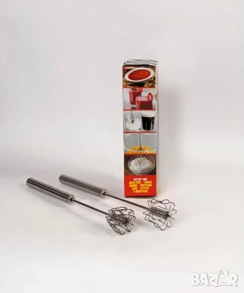 Автоматична кухненска бъркалка с въртящ се механизъм – идеалният помощник за готвене, снимка 1