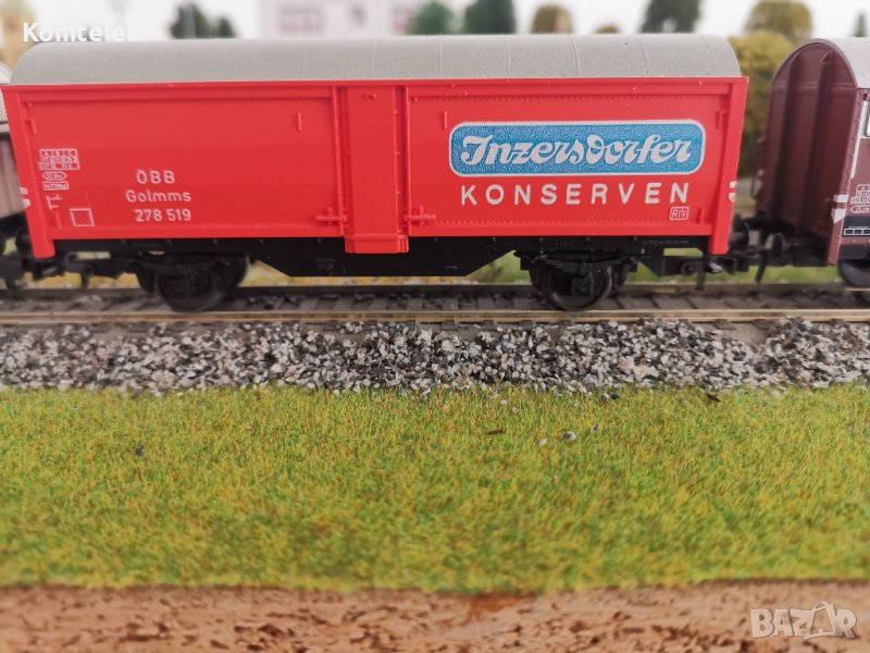 Железопътен моделизъм комплект H0 4 вагона Kleinbahn , снимка 1