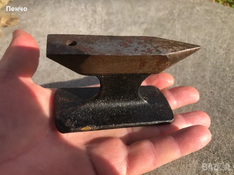 стара малка, бижутерска наковалня, снимка 1