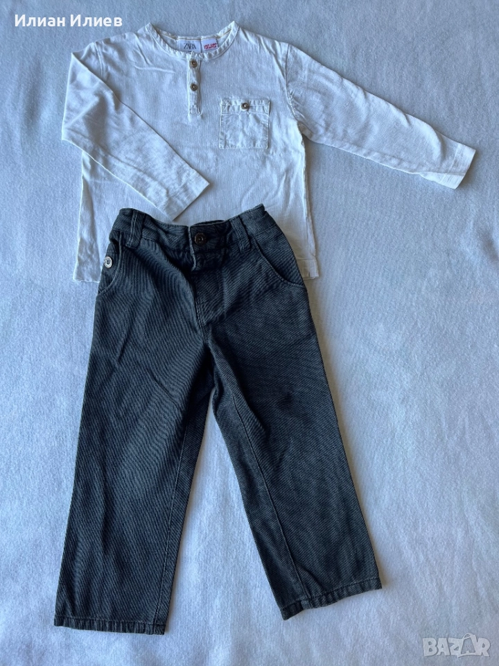 Блуза и тениска 104 см/3-4 г. Подробности в “описание”., снимка 1