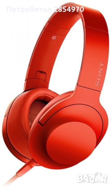 Sony MDR-100A Слушалки с микрофон RED, снимка 1