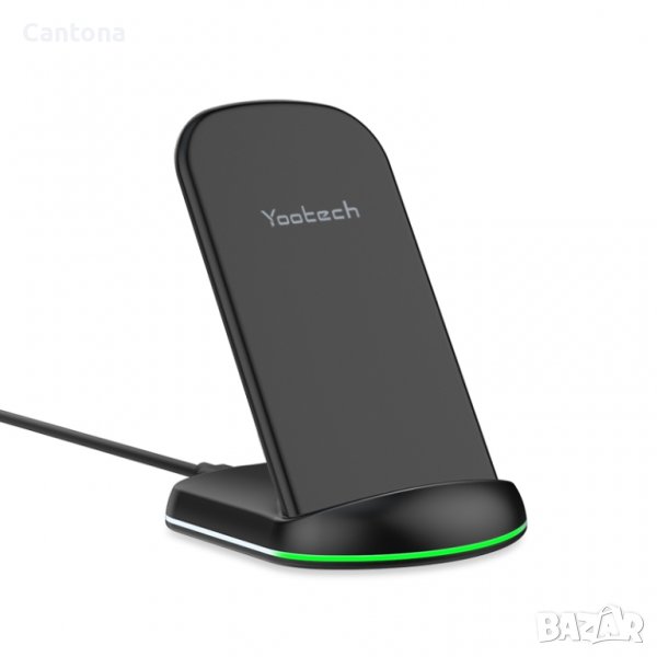 Безжично зарядно Yootech, стойка за безжично зареждане до 10 W, снимка 1