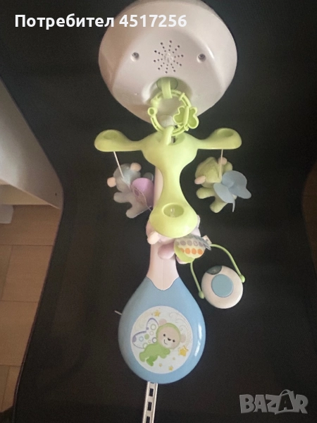 Fisher Price Музикална въртележка - проектор 3 в1 BUTTERFLY DREAMS 0м+  , снимка 1