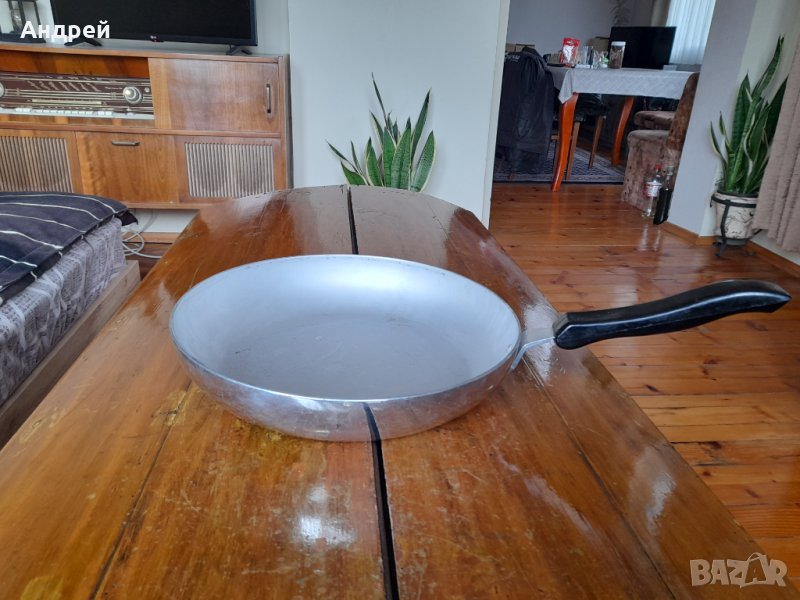 Стар алуминиев тиган #15, снимка 1