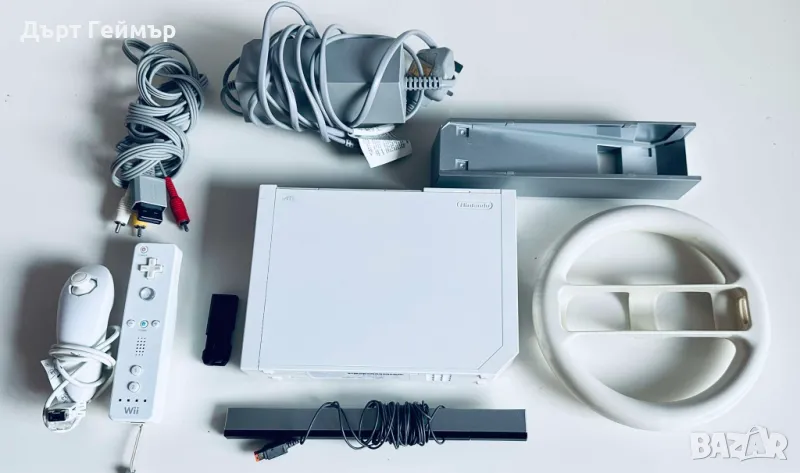 Хакнат Nintendo Wii + 3000 записани игри Нинтендо Хак ПЪЛЕН КОМПЛЕКТ, снимка 1