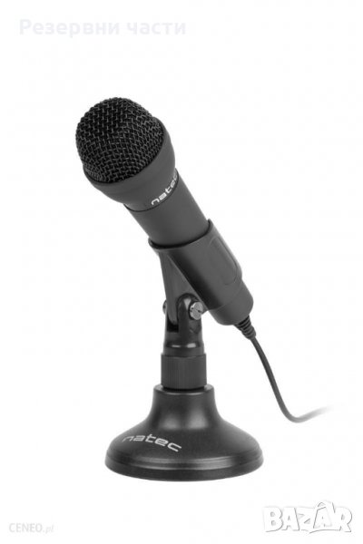 Микрофон караоке Natec жак - 3,5 mm - без стойка, снимка 1