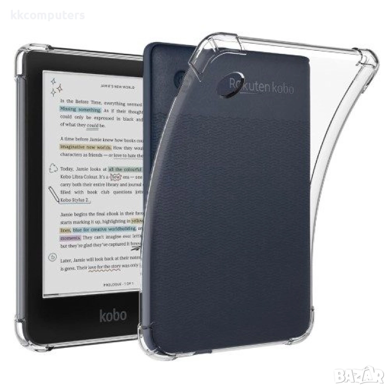 Kobo Clara Colour / BW Силиконов Калъф TPU и Протектор, снимка 1