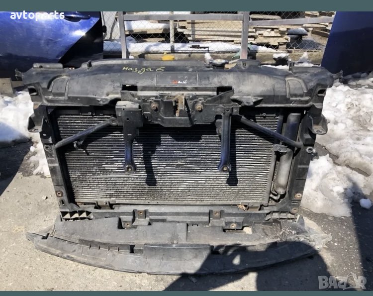 Радиатор воден климатичен  перка маска  Мазда 6 2.0d 143кс 2010година, снимка 1