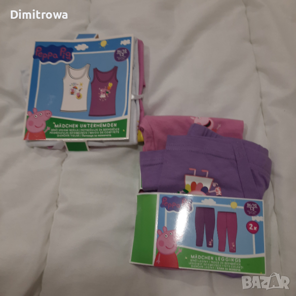 р-р86/92см Peppa Pig комплект 2 б*2 б, снимка 1