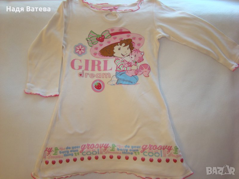 Пижамка-нощница на Ягодка-Charlotte aux Fraises за 3 год. момиче, снимка 1
