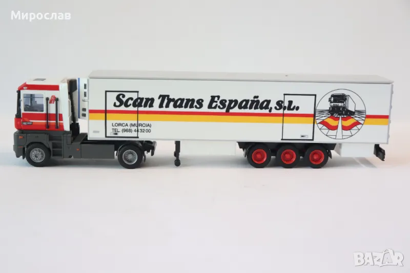 AMW 1:87 H0 RENAULT MAGNUM КАМИОН ТИР МОДЕЛ КОЛИЧКА, снимка 1