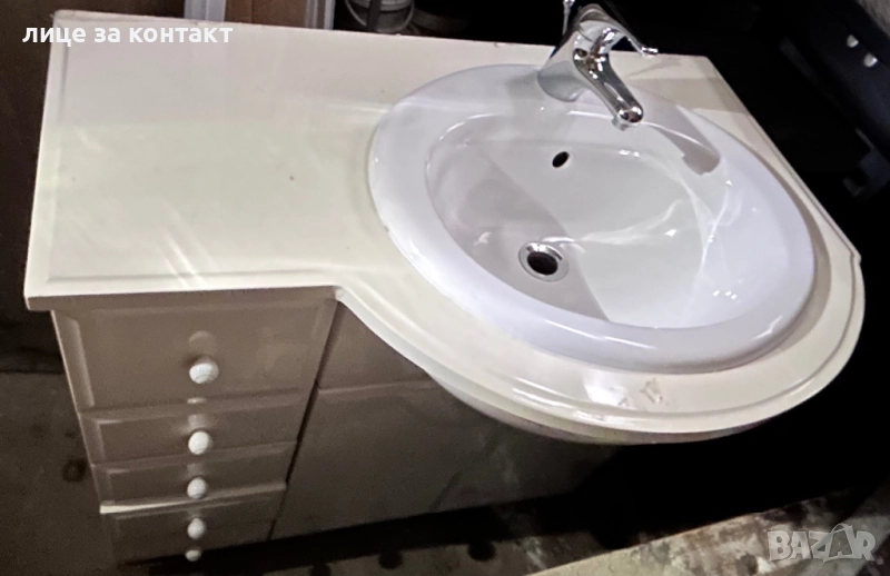 Шкаф за баня с вградена мивка, смесител и сифон Видима/ Идеал стандарт, снимка 1