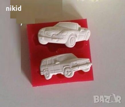  спортна кола Маккуин автомобил и джип силиконов молд форма украса декор торта фондан шоколад и др, снимка 1