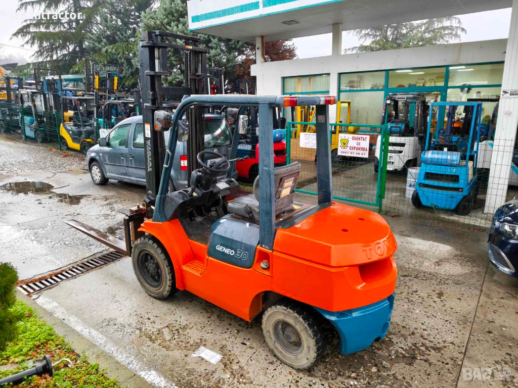 Мотокар Toyota Нов Внос 3 тона, 4метра, Автомат, Изравнител, снимка 1