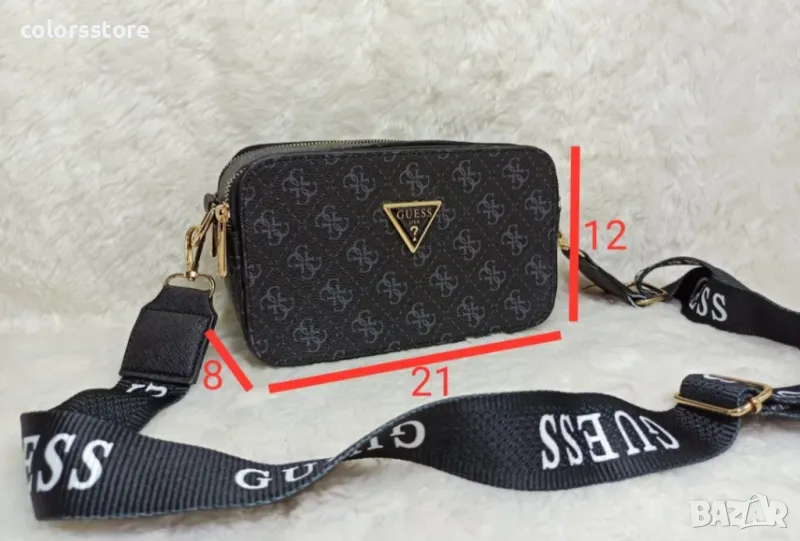 Луксозна Черна чанта Guess-SG116D, снимка 1