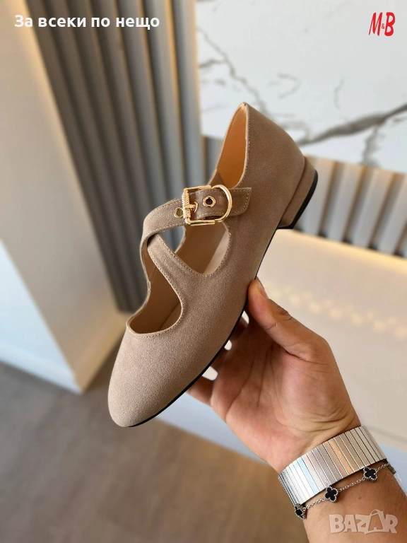 Дамски Велурени Обувки - Налични Различни Цветове Код SK411, снимка 1