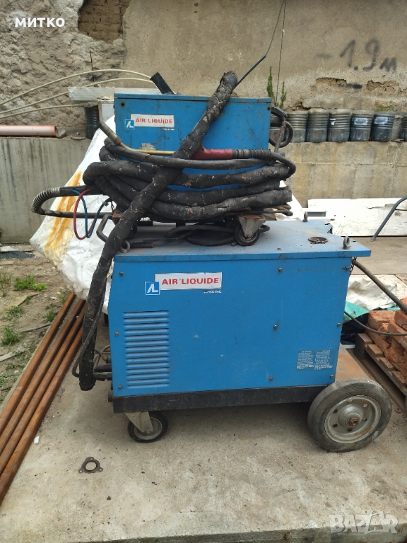 Телоподавашо аргонов апарат и електрожен 500А+, снимка 1