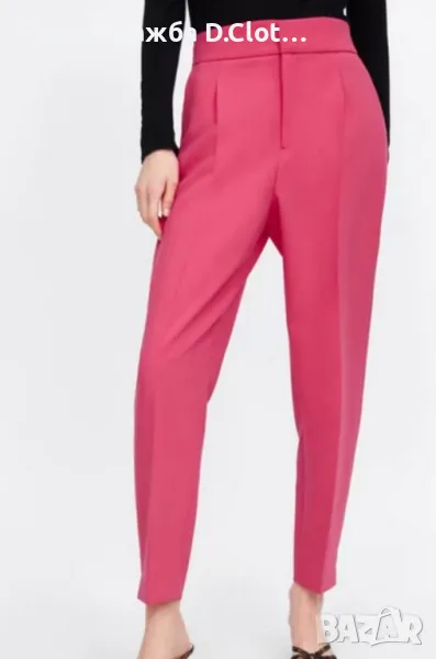 Zara розов панталон S размер  , снимка 1