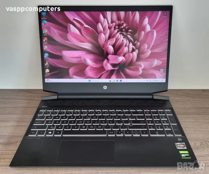 HP Gaming 15-EC2601NC/15.6"/Ryzen 5 5600H/GTX 1650/16GB RAM/512GB SSD NVMe, снимка 1