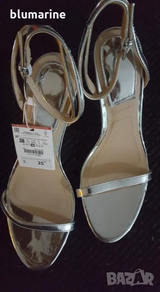 Лъскви дамски сандали 2, снимка 1