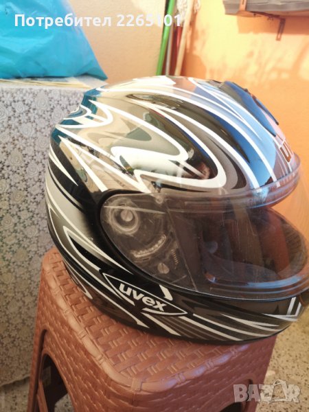 Каска, Мото шлем UVEX PS 430, размер SMAL 55/56, снимка 1