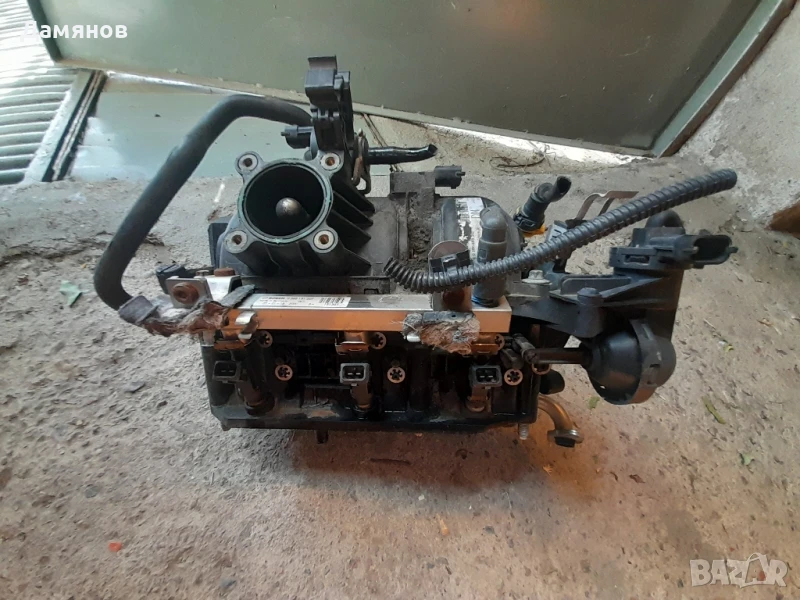 Всмукателен колектор дюзи горивна рейка вакуум клапан Opel Corsa D Hatchback, снимка 1