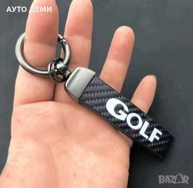 Карбон ключодържател с надпис ГОЛФ GOLF, снимка 1
