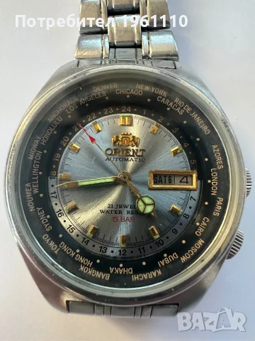 ORIENT World Time Automatic. 80-те години на миналия век., снимка 4 - Антикварни и старинни предмети - 56348972