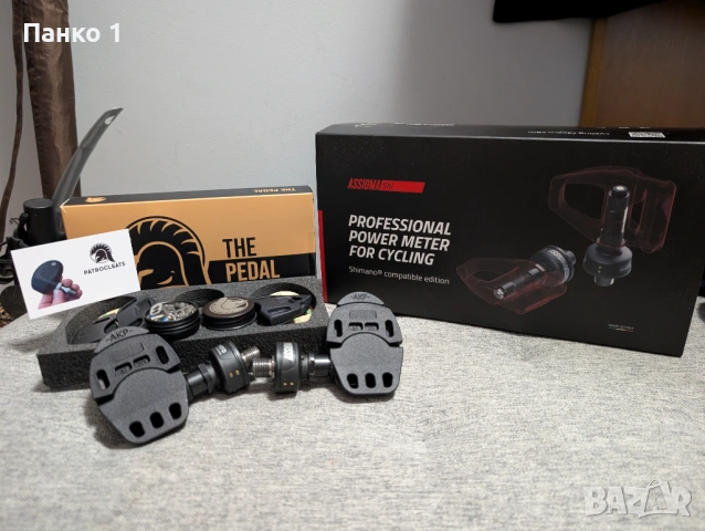 Power Meter Favero Assioma Duo Shi + Аеро  Patro TT24PWH Педали
